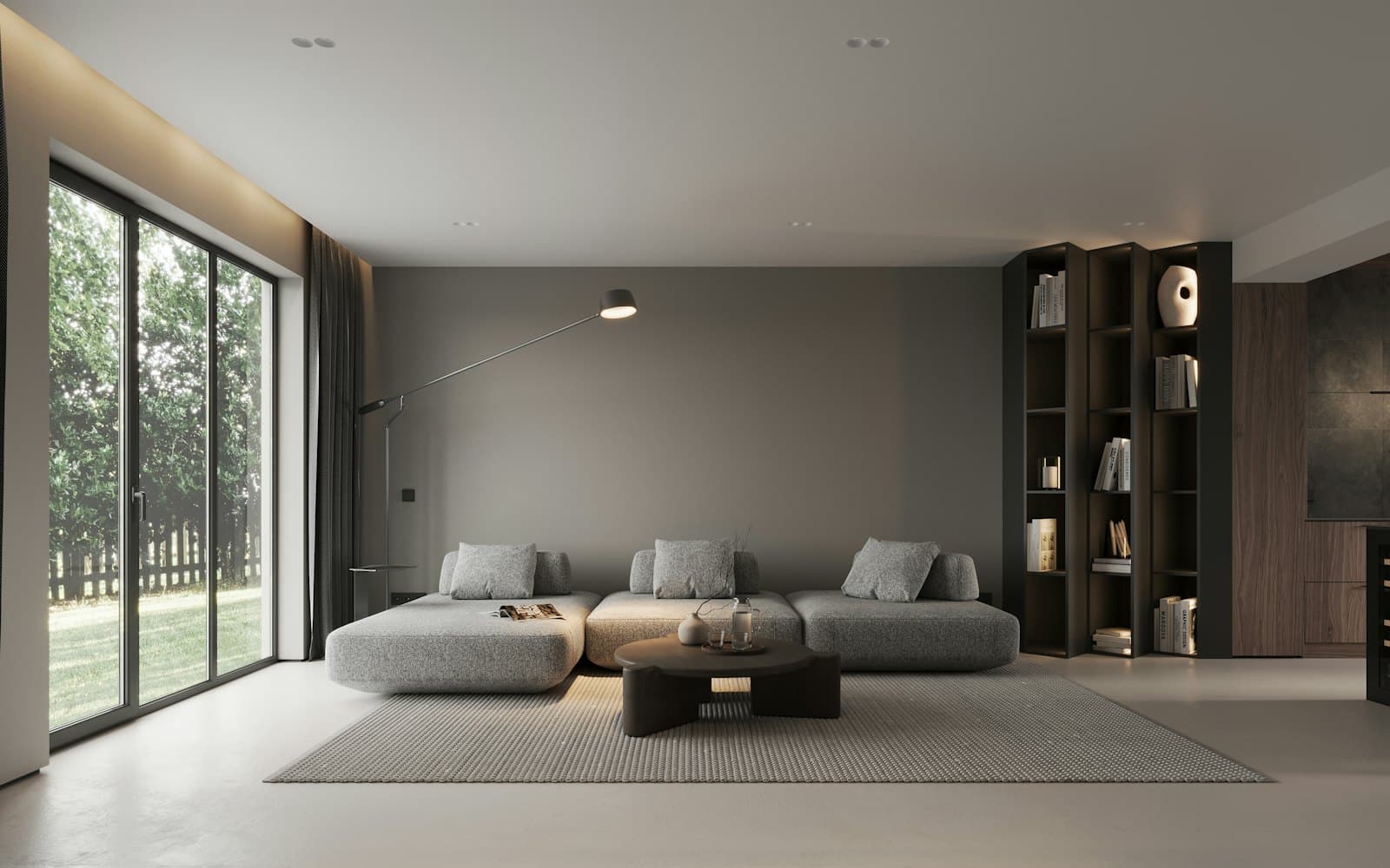A calm, minimal living room styled with NOVA pieces